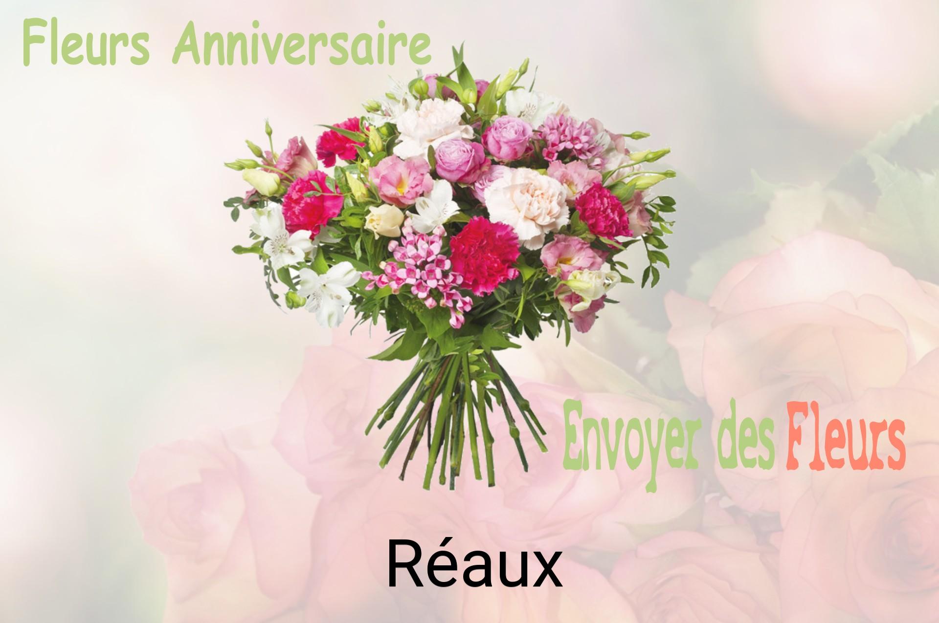 Bouquet de fleurs d’anniversaire livré à Réaux